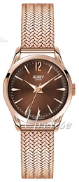 Henry London Hampstead Brązowy/Stal w kolorze różowego złota Ø25 mm HL25-M-0044