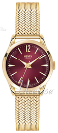 Henry London Chiswick Czerwony/Stal w odcieniu złota Ø25 mm HL25-M-0058
