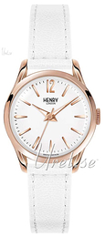 Henry London Hampstead Biały/Skóra Ø25 mm HL25-S-0110