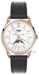 Henry London Westminster Biały/Skóra Ø38.5 mm HL39-LS-0150