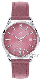 Henry London Richmond Różowy/Skóra Ø39 mm HL39-S-0061
