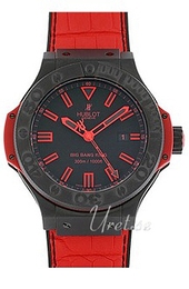 Hublot BB King All Black Czarny/Skóra Ø48 mm 322.CI.1130.GR.ABR10