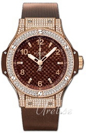 Hublot Big Bang 38 mm Brązowy/Guma Ø38 mm 361.PC.3380.RC.1704