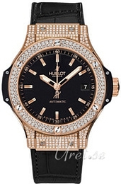 Hublot Big Bang 38 mm Automatic Czarny/Skóra Ø38 mm 365.PX.1180.LR.1704