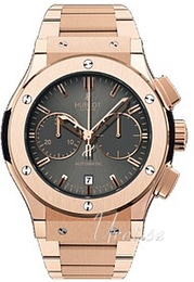 Hublot Classic Fusion Silverstone Chronograph Szary/18 karatowe różowe złoto Ø45 mm 521.OX.7080.OX