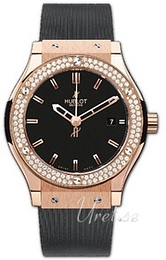 Hublot Classic Fusion 42 mm Czarny/Guma Ø42 mm 542.PX.1180.RX.1104