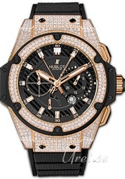 Hublot BB King Power Split-Second Power Reserve Czarny/Guma Ø48 mm 709.OX.1780.RX.1704