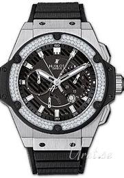 Hublot BB King Power Split-Second Power Reserve Czarny/Guma Ø48 mm 709.ZX.1770.RX.1104