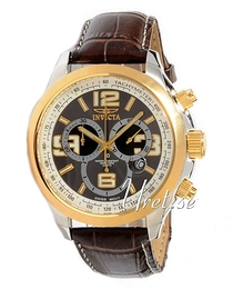 Invicta II Czarny/Skóra Ø45 mm 0147