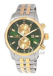 Invicta II Zielony/Stal Ø45 mm 0252