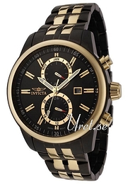 Invicta II Czarny/Stal Ø45 mm 0254