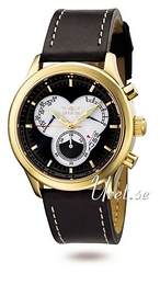 Invicta II Czarny/Skóra Ø42 mm 3958