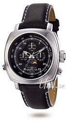 Invicta II Czarny/Skóra Ø40.5 mm 4119