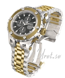 Invicta Reserve Czarny/Stal w odcieniu złota Ø53 mm 4839