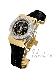 Invicta Akulation Czarny/Skóra Ø40 mm 5585