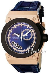 Invicta Akulation Niebieski/Skóra Ø44 mm 6443