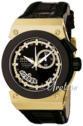 Invicta Akulation Czarny/Skóra Ø44 mm 6445