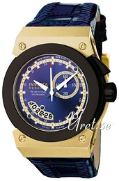 Invicta Akulation Niebieski/Skóra Ø44 mm 6446