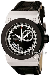 Invicta Akulation Czarny/Skóra Ø44 mm 6447