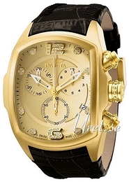 Invicta Lupah Żółte złoto/Skóra Ø46 mm 6739
