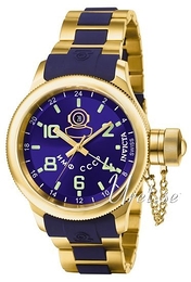 Invicta Russian Diver Niebieski/Stal w odcieniu złota Ø52 mm 7243