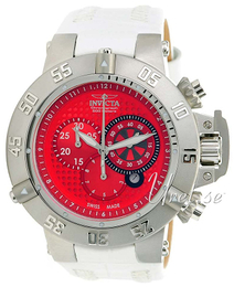 Invicta Subaqua Czerwony/Skóra Ø50 mm 80661