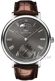 IWC Vintage Collection Portofino Hand-Wound Szary/Skóra Ø46 mm IW544804