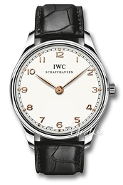 IWC Portuguese Srebrny/Skóra Ø44 mm IW570208