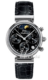 IWC Da Vinci Czarny/Skóra Ø29 mm IW373613
