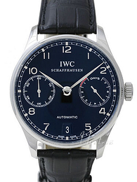 IWC Portuguese Automatic Czarny/Skóra Ø42.3 mm IW500109