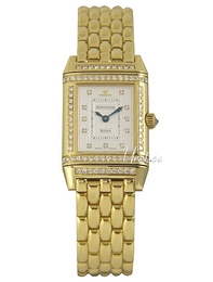 Jaeger LeCoultre Reverso Lady Biały/18 karatowe żółte złoto 33x21 mm 266101A