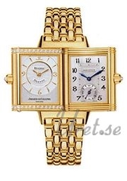 Jaeger LeCoultre Reverso Duetto Biały/18 karatowe żółte złoto 39x23 mm 2561101