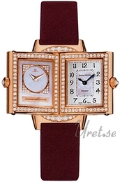 Jaeger LeCoultre Reverso Duetto Biały/Satyna 33x21 mm 2662413