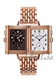 Jaeger LeCoultre Reverso Complication Duo Srebrny/18 karatowe różowe złoto 42x26 mm 2712110