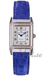Jaeger LeCoultre Reverso Florale Srebrny/Skóra 33x19 mm 2658420