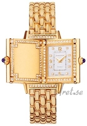 Jaeger LeCoultre Reverso Jewelry Srebrny/18 karatowe żółte złoto 33x20 mm 2671120