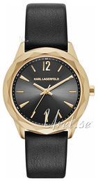 Karl Lagerfeld Optik Czarny/Skóra Ø32 mm KL4002