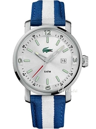 Lacoste Sport Srebrny/Tkanina Ø44 mm 2010438