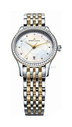 Maurice Lacroix Les Classiques Ladies Date Biały/Stal Ø33 mm LC1026-PVY23-170