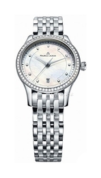 Maurice Lacroix Les Classiques Ladies Date Biały/Stal Ø33 mm LC1026-SD502-170