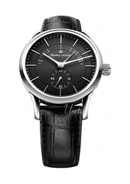 Maurice Lacroix Les Classiques Reserve De Marche Czarny/Skóra Ø40 mm LC7008-SS001-330