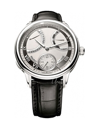 Maurice Lacroix Masterpiece Calendrier Retrograde Srebrny/Skóra Ø45 mm MP7268-SS001-110