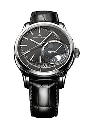 Maurice Lacroix Pontos Decentrique GMT Czarny/Skóra Ø43 mm PT6118-SS001-330