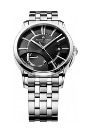 Maurice Lacroix Pontos Reserve De Marche Czarny/Stal Ø39.5 mm PT6168-SS002-331