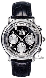 Maurice Lacroix Masterpiece Czarny/Skóra Ø40 mm MP6098-SS001-39E