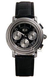Maurice Lacroix Masterpiece Sport Czarny/Skóra Ø40 mm MP6098-SS001-39G