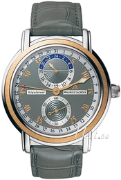 Maurice Lacroix Masterpiece Classic Szary/Skóra Ø42 mm MP6148-PS101-220