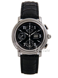 Maurice Lacroix Masterpiece Sport Czarny/Skóra Ø40 mm MP6318-SS001-32G