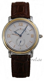 Maurice Lacroix Masterpiece Srebrny/Skóra Ø40 mm MP7098-PS101-110