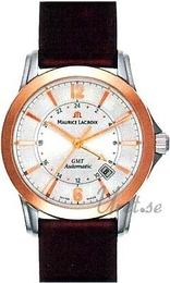 Maurice Lacroix Pontos Srebrny/Skóra Ø38 mm PT6068-PS101-120